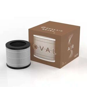 OVAL AIR H13 True HEPA Replacement Filter (Cylindrical 3-Stage Filter)